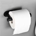 Uchwyt na papier toaletowy wc ręczniki do kuchni łazienki loft czarny deres