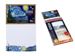 Notes XL notatnik magnetyczny na lodówkę duży Gogh Gwiaździsta noc Carmani