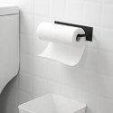 Uchwyt na ręczniki papier toaletowy do kuchni łazienki wc loft czarny duży