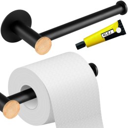 Uchwyt na papier toaletowy czarny