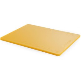 Deska do krojenia HACCP z miarką Perfect Cut żółta
