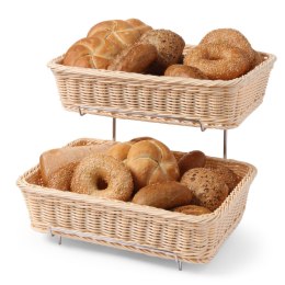 Koszyki do pieczywa chleba piętrowe ze stelażem