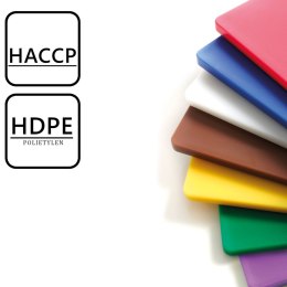 Deska kuchenna do krojenia HACCP HDPE dla alergików 60x40cm fioletowa