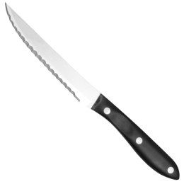 Nóż do steków z ząbkami nierdzewny uchwyt 12cm
