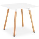 Stolik stół skandynawski do salonu biura nowoczesny kwadratowy 80x80x75 cm