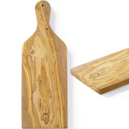 Deska do serwowania z drewna oliwnego z uchwytem 400 x 140 x 18 mm