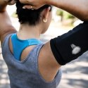 Opaska na ramię do biegania ćwiczeń fitness armband L niebieska
