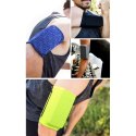 Opaska na ramię do biegania ćwiczeń fitness armband XL niebieska