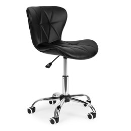 Krzesło do biura fotel biurowy obrotowy czarny