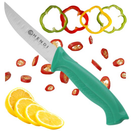 Nóż do warzyw i owoców HACCP 190mm zielony