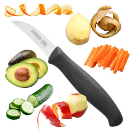 Nożyk do obierania warzyw i owoców ze stali nierdzewnej 165 mm