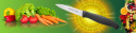 Nożyk do obierania warzyw i owoców ze stali nierdzewnej 190 mm
