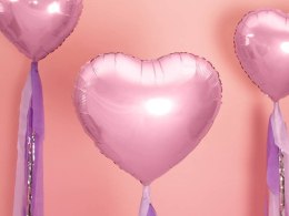 Balon foliowy Serce Jasny Róż 45cm