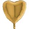 Balon Foliowy Złote Serce 46 cm Grabo