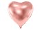 Balon foliowy Serce 72x73cm Różowe złoto