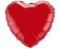 Balon foliowy Serce czerwone 9" Flexmetal