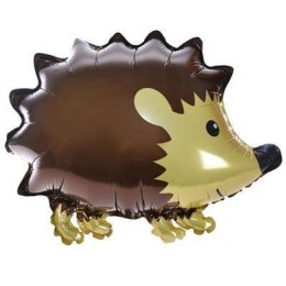 Balon Foliowy Jeż brązowy zwierzęta leśne 44cm