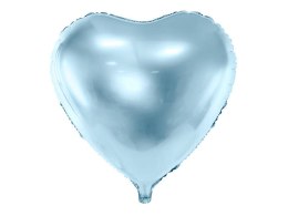 Balon foliowy Serce 45cm błękitne