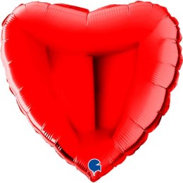 Balon Foliowy Czerwone Serce 56cm Grabo
