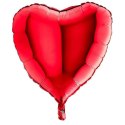 Balon Foliowy Czerwone Serce 56cm na powietrze hel ozdoba WALENTYNKI ślub