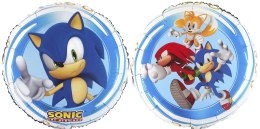 Balon foliowy Sonic okrągły 46 cm