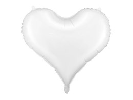 Balon foliowy Serce 75x64,5 cm białe