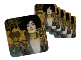 ZESTAW 6 podkładek korkowych pod kubki filiżanki na stół G. Klimt Judyta