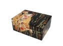 Szkatułka skrzyneczka pudełko na biżuterię kosmetyki Klimt Pocałunek CARMANI