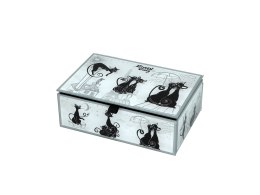 Szkatułka skrzyneczka pudełko na biżuterię pamiątki kosmetyki z kotami koty