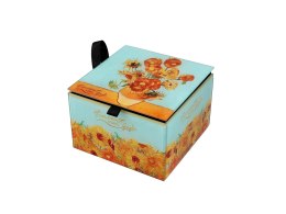 Szkatułka skrzyneczka pudełko na biżuterię kosmetyki Gogh Słoneczniki CARMANI