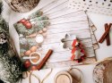 Podkładki korkowe świąteczne Boże Narodenie 4 szt podkładka ozdoba na stół