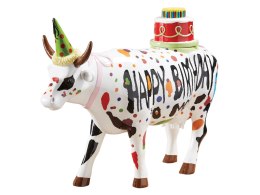 Figurka figura krowa urodzinowa eksluzywna ozdobna dekoracja na prezent