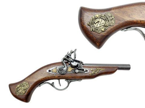 Pistolet francuski broń kolekcjonerska replika luksusowy prezent dla faceta
