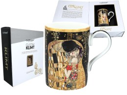 Kubek na kawę herbatę 380 ml G. Klimt Pocałunek w opakowaniu na prezent