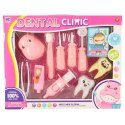 Dentysta zestaw lekarski hipopotam różowy prezent dla dziecka dziewczynki