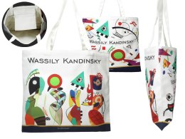 Torba damska torebka na ramię płócienna ciekawe wzory W. Kandinsky CARMANI