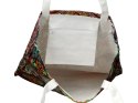 Torba damska torebka na ramię płócienna Wzór marokański mozaika CARMANI