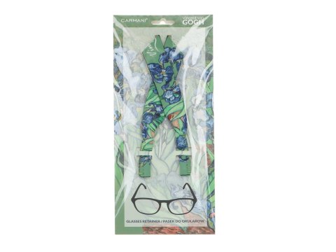 Sznurek do okularów ozdobny elegancki na prezent V. van Gogh Irysy CARMANI