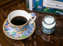 Duża filiżanka XL do kawy herbaty 350 ml na prezent Monet Lilie wodne
