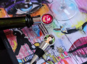 Korek zatyczka do butelki wina alkoholu na prezent F. Kahlo Autoportrer