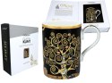 Kubek na kawę herbatę z uchwytem G. Klimt Drzewo życia POMYSŁ NA PREZENT