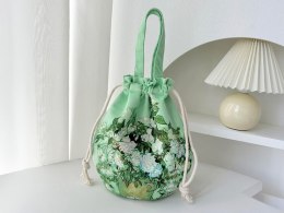 Torebka torba na ramię shoperka elegancka na wiosnę lato V. van Gogh Róże