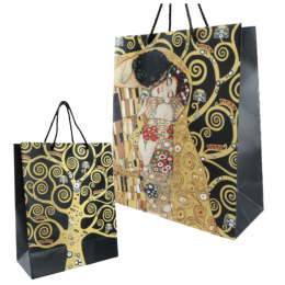 Torebka torba prezentowa papierowa na prezenty duża Klimt Adela 40x30x15 cm