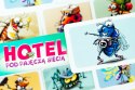 Gra rodzinna MUDUKO Hotel pod Pajęczą Siecią karty prezent dla dzieci