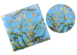 talerz dekoracyjny - V. van Gogh, kwitnący migdałowiec