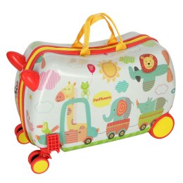 Walizka podróżna dla dzieci bagaż podręczny na kółkach ZOO na prezent