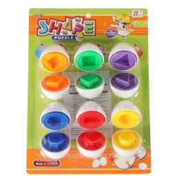 Zabawka edukacyjna jajka dopasuj kształty i kolory dla dziecka na prezent