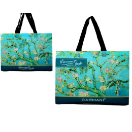 Torba śniadaniowa torebka na zakupy lunch ozdobna Gogh Kwitnący migdałowiec
