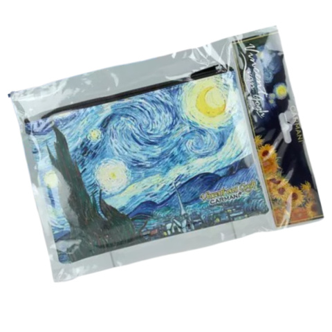 Kosmetyczka damska saszetka podróżna na prezent V. van Gogh Gwiaździsta noc