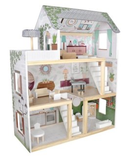 Domek dla lalek drewniany apartament prezent dla dziewczynki na święta